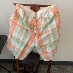 Mens Tommy Bahamas relax fit 100%linen shorts size 40